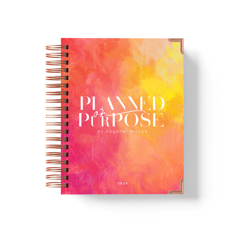 2024 Planned On Purpose | Whimsical Watercolor